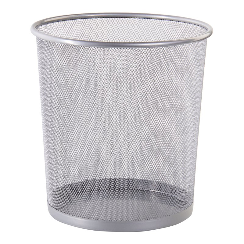 WESTCOTT prullenbak draadmetaal 12,3 liter zilver